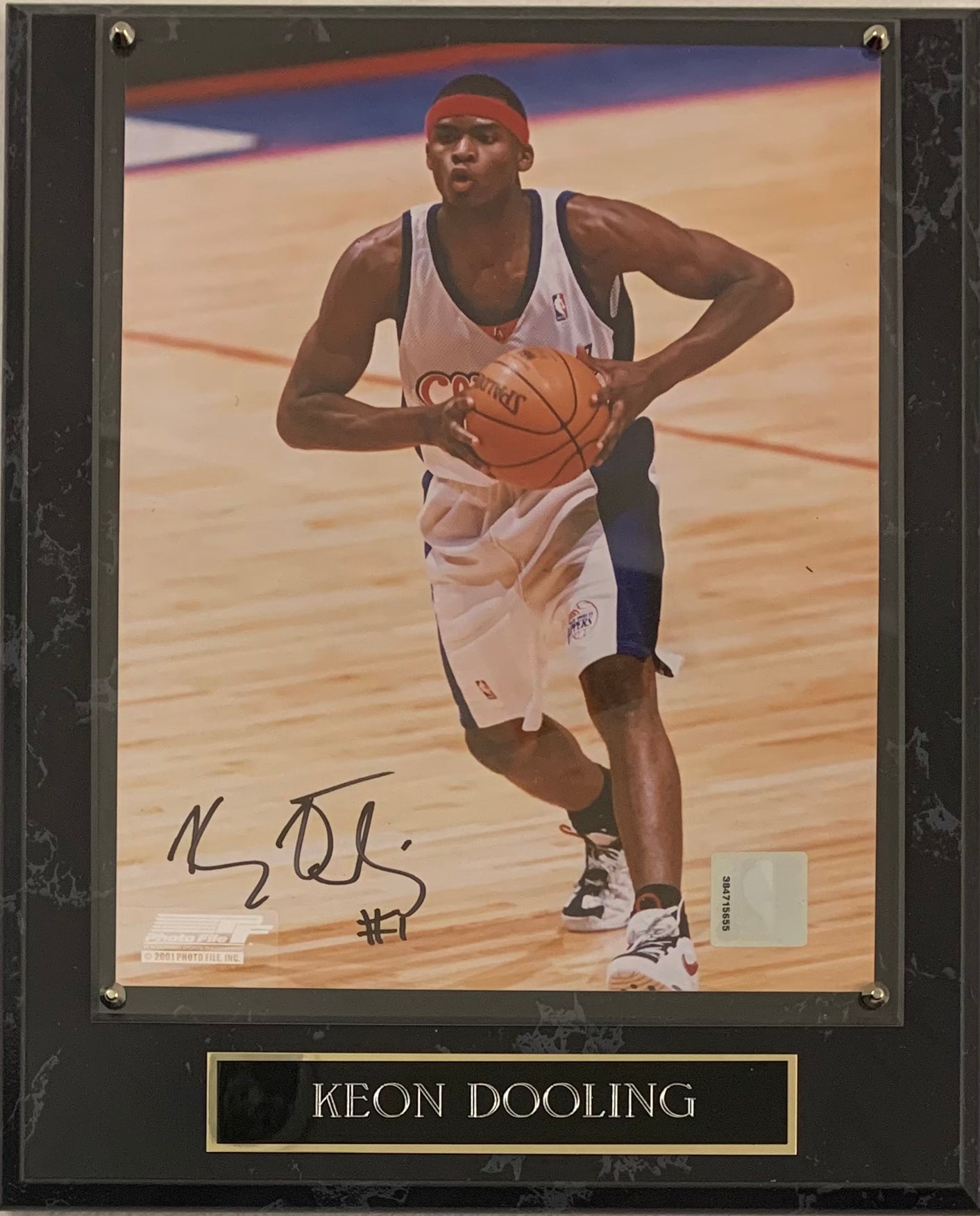 Keyon Dooling Los Angeles Clippers Autographed 8"x10" Photo Plaque - Latitude Sports Marketing