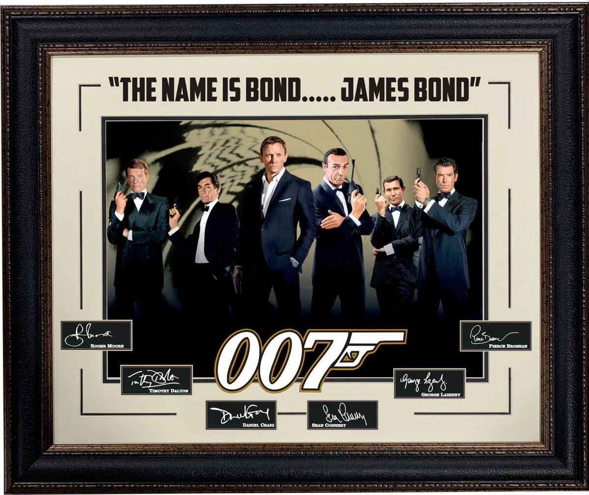 James Bond 50 year limited edition with laser signatures - Latitude Sports Marketing