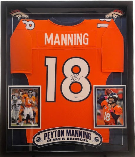 Peyton Manning Denver Broncos Autographed Jersey - Latitude Sports Marketing